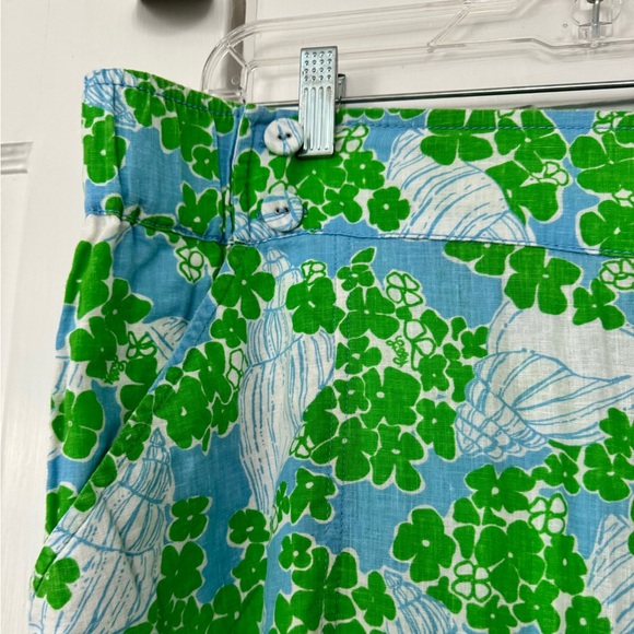 Lilly Pulitzer blue toss up print wide leg pants women’s XL - Picture 2 of 5